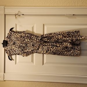 Nina Leopard Shirt Dress